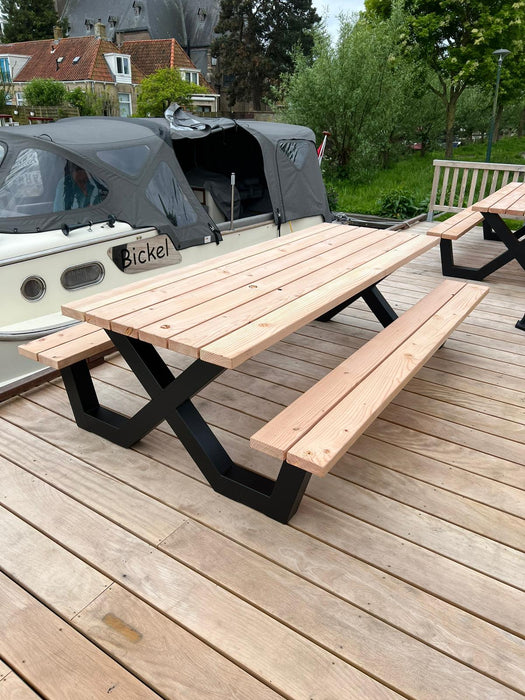 Stalen Picknick-poot X