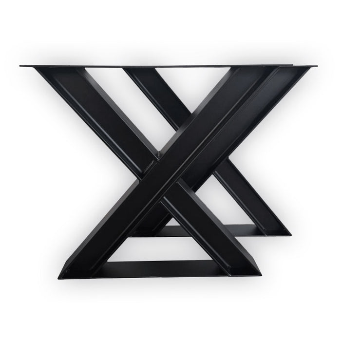 Stalen Trainrail X-poot