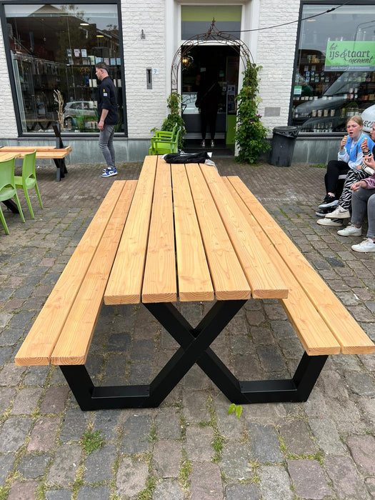 Stalen Picknick-poot X