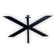 Stalen Matrix-poot salon klein